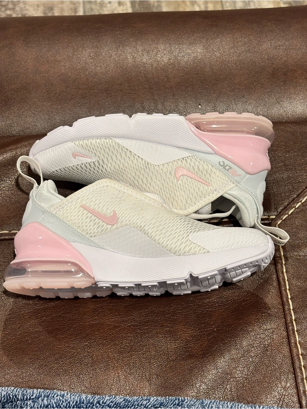 Nike Kids Air Max Sneakers - White & Light Pink